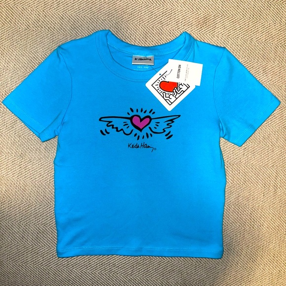 COTTON:ON | Special Edition Micro Fit Keith Haring Tee | NWT (XXS) - Picture 1 of 2